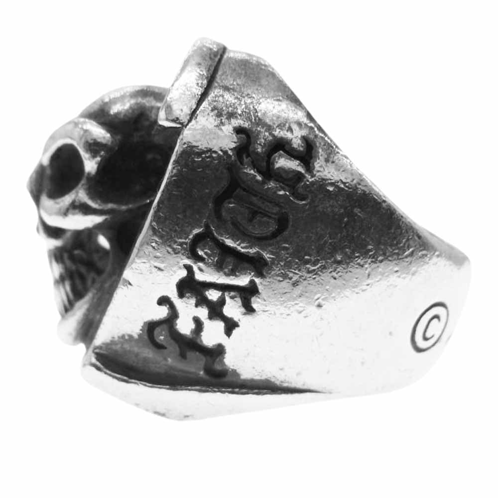 BILL WALL LEATHER ビルウォールレザー × CRIMIE クライミー BW Skull Horseshoe Ring スカル ホースシュー リング シルバー系 12号【中古】