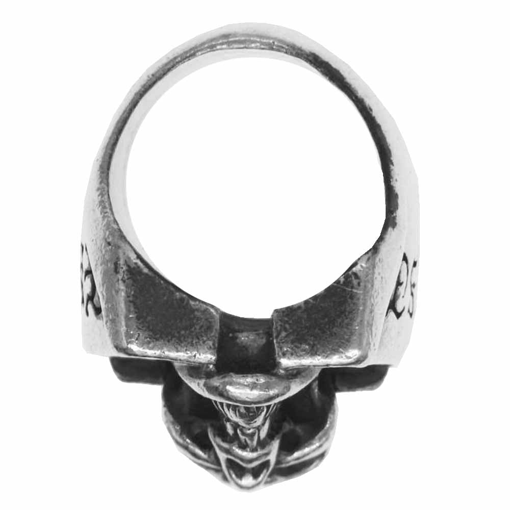 BILL WALL LEATHER ビルウォールレザー × CRIMIE クライミー BW Skull Horseshoe Ring スカル ホースシュー リング シルバー系 12号【中古】