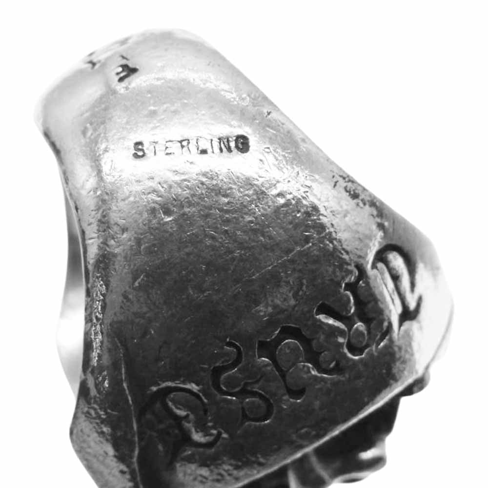 BILL WALL LEATHER ビルウォールレザー × CRIMIE クライミー BW Skull Horseshoe Ring スカル ホースシュー リング シルバー系 12号【中古】