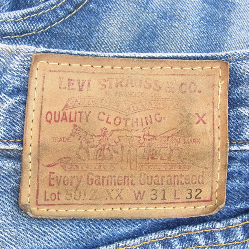 Levi's リーバイス 50154-0051 VINTAGE CLOTHING LVC  501ZXX 復刻 1954年 モデル ビックE ストレート デニム パンツ インディゴブルー系【中古】