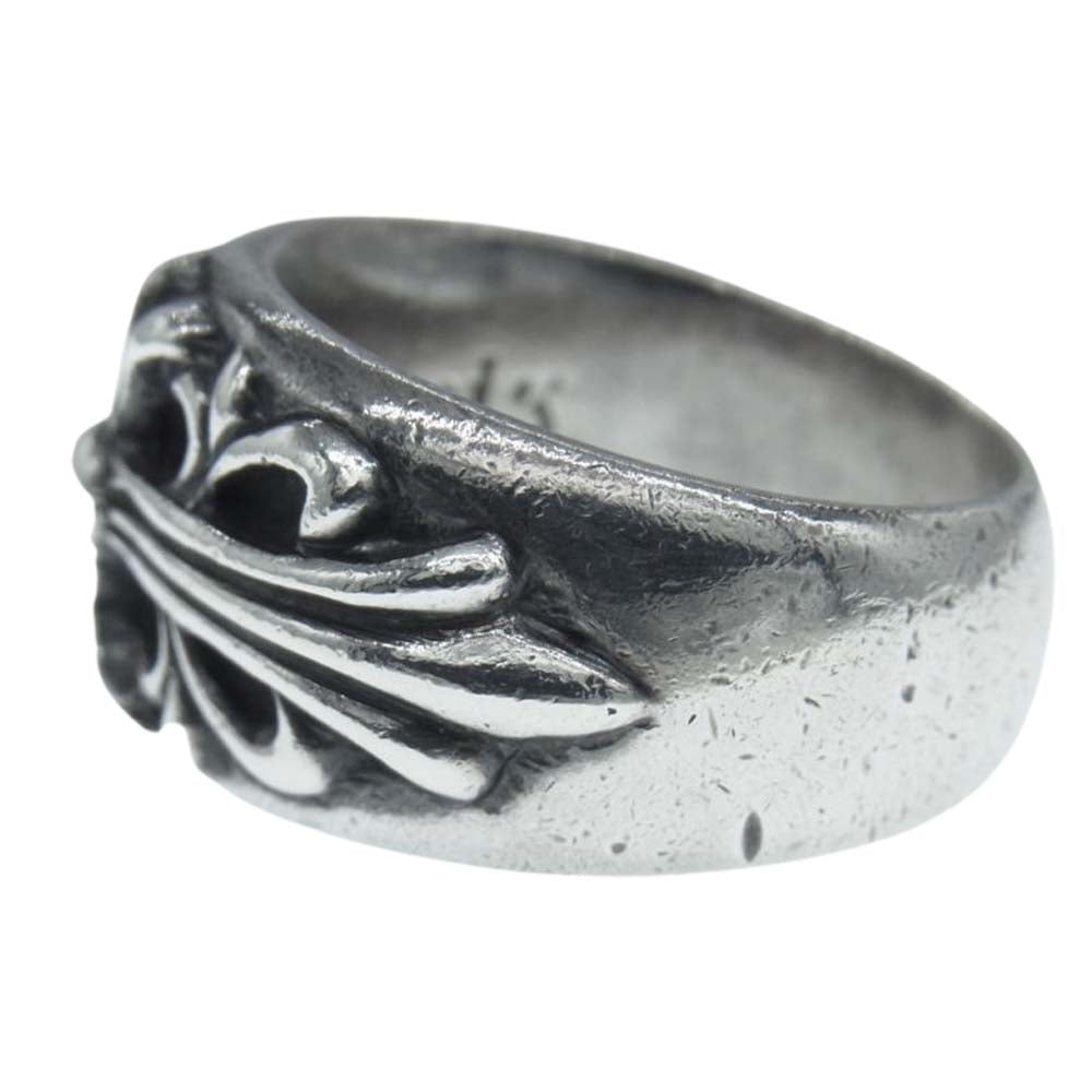 CHROME HEARTS クロムハーツ（原本有） FLRL CRS フローラル クロス リング シルバー系 16号【中古】