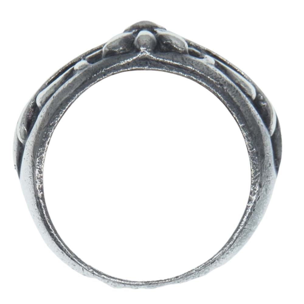 CHROME HEARTS クロムハーツ（原本有） FLRL CRS フローラル クロス リング シルバー系 16号【中古】