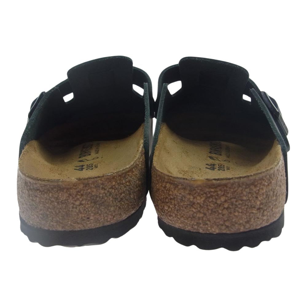 BIRKENSTOCK ビルケンシュトック 0060191 BOSTON ボストン レザー ブラック サンダル ブラック系 28.5cm【新古品】【未使用】【中古】
