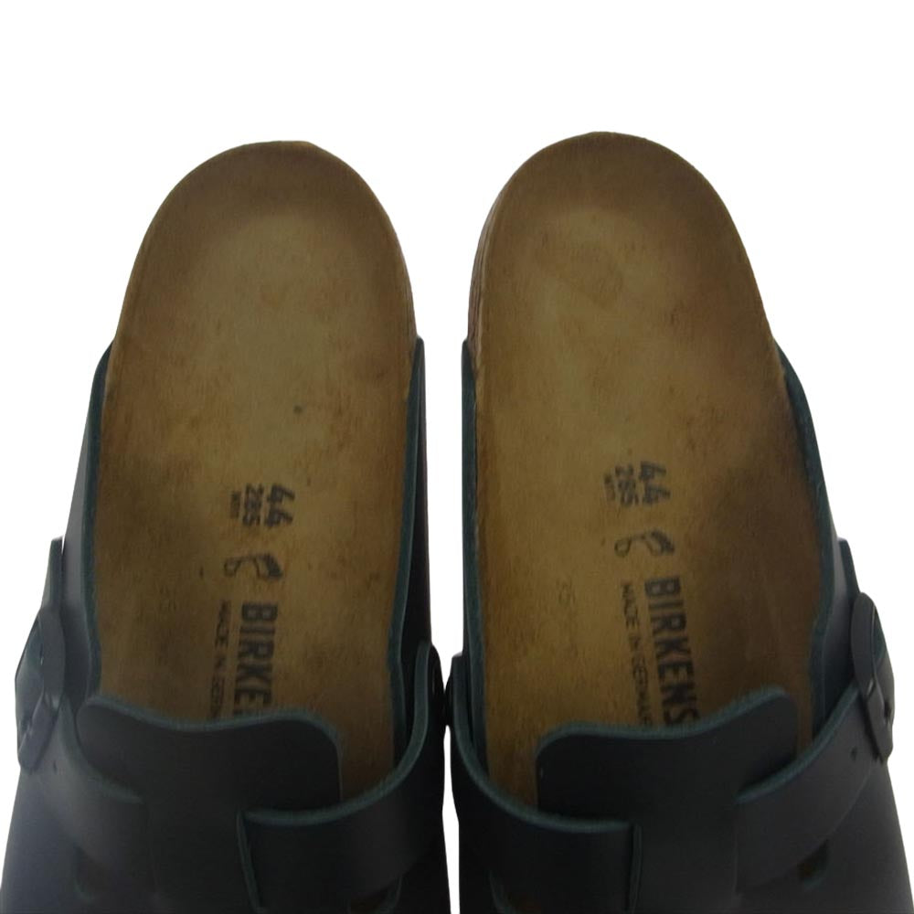 BIRKENSTOCK ビルケンシュトック 0060191 BOSTON ボストン レザー ブラック サンダル ブラック系 28.5cm【新古品】【未使用】【中古】