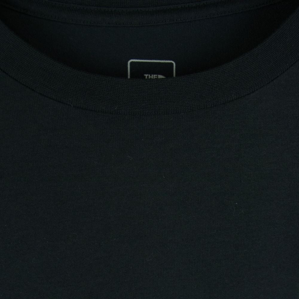 THE NORTH FACE ノースフェイス NT32041 L/S SML BOX LG TEE スモール ボックス ロゴ 長袖 Tシャツ 中国製 ブラック系 L【中古】
