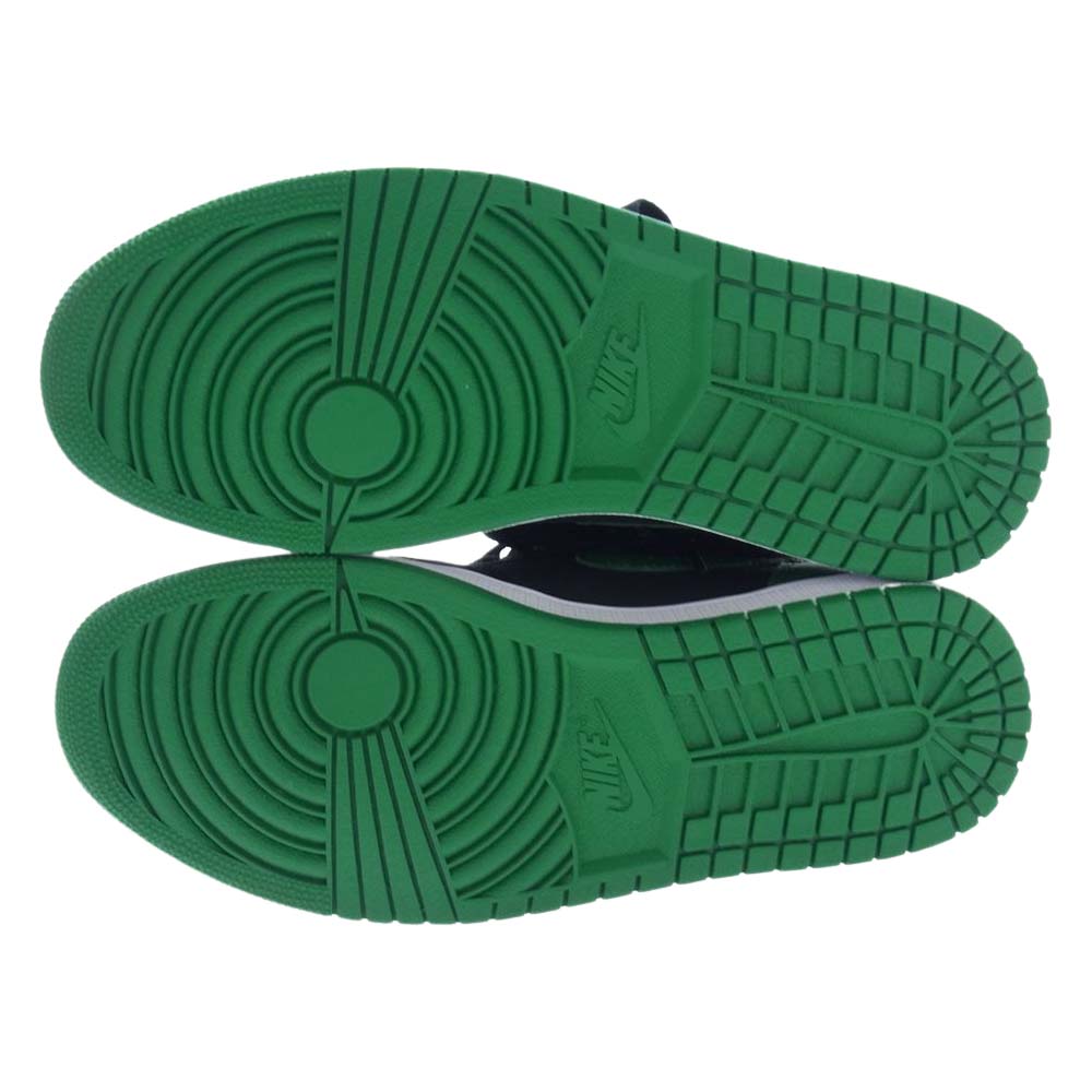 NIKE AIR JORDAN ナイキ ジョーダン 555088-030 1 Retro High OG Black/Pine Green AJ1 レトロ ハイ OG ブラック/パイングリーン スニーカー ブラック系 グリーン系 26.5cm【美品】【中古】