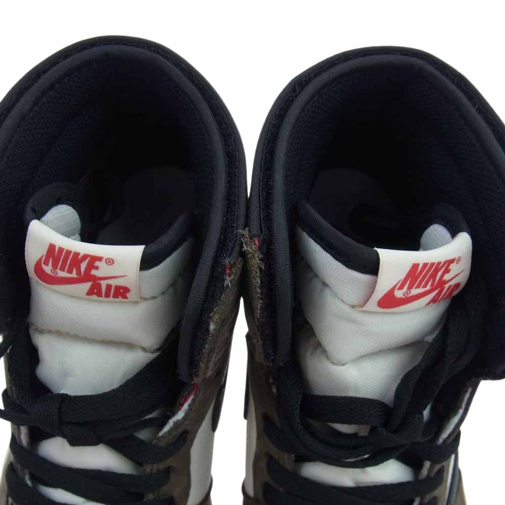NIKE AIR JORDAN ナイキ ジョーダン CD4487-100 Travis Scott Air Jordan1 AJ1 Retro High OG TS SP Sail/Dark Mocha トラヴィス・スコットレトロ ハイ セイル/ダークモカ スニーカー セイル/ダークモカ 26cm【新古品】【未使用】【中古】
