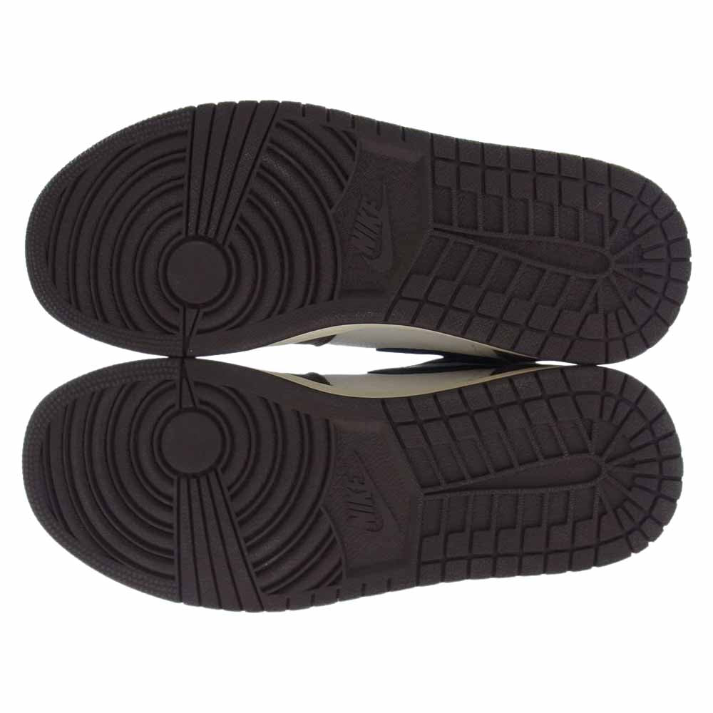 NIKE AIR JORDAN ナイキ ジョーダン CD4487-100 Travis Scott Air Jordan1 AJ1 Retro High OG TS SP Sail/Dark Mocha トラヴィス・スコットレトロ ハイ セイル/ダークモカ スニーカー セイル/ダークモカ 26cm【新古品】【未使用】【中古】