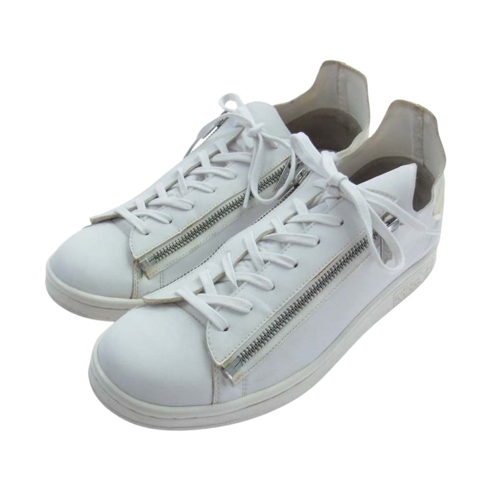 Y-3 Yohji Yamamoto ワイスリー ヨウジヤマモト 16AW BB4797 STAN ZIP レザー ローカット スニーカー ホワイト系 26.5cm【中古】