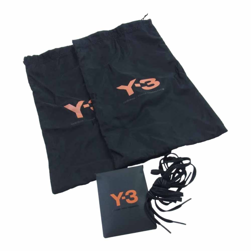 Y-3 Yohji Yamamoto ワイスリー ヨウジヤマモト CG3207 STAN ZIP レザー ローカット スニーカー ブラック ブラック系 26.5cm【中古】