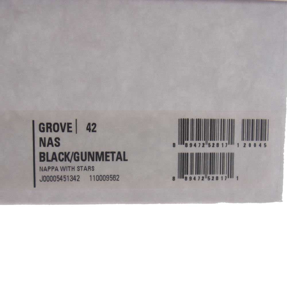 JIMMY CHOO ジミーチュウ GROVE NAS スター スタッズ スニーカー スリッポン ブラック系 42【中古】