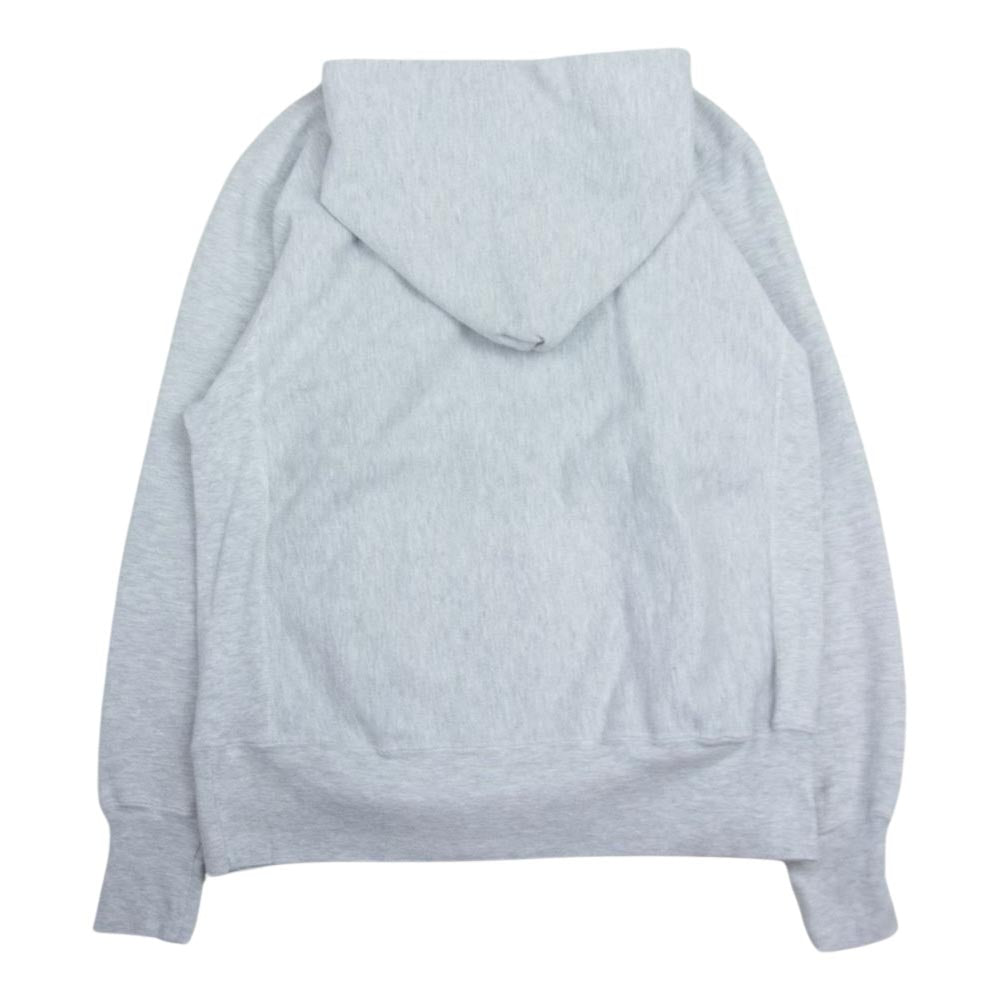 Champion チャンピオン ヴィンテージ 90s USA製 reverse weave リバースウィーブ 目あり スウェット パーカー グレー系 L【中古】