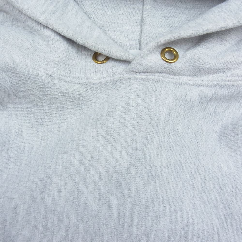 Champion チャンピオン ヴィンテージ 90s USA製 reverse weave リバースウィーブ 目あり スウェット パーカー グレー系 L【中古】