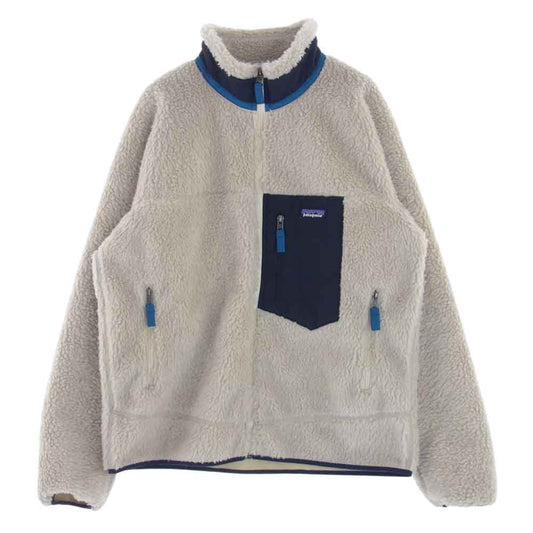 patagonia パタゴニア 22AW 23056 CLASSIC RETRO-X JACKET クラシック レトロ X フリース ジャケット オフホワイト系 アイボリー系 L【美品】【中古】