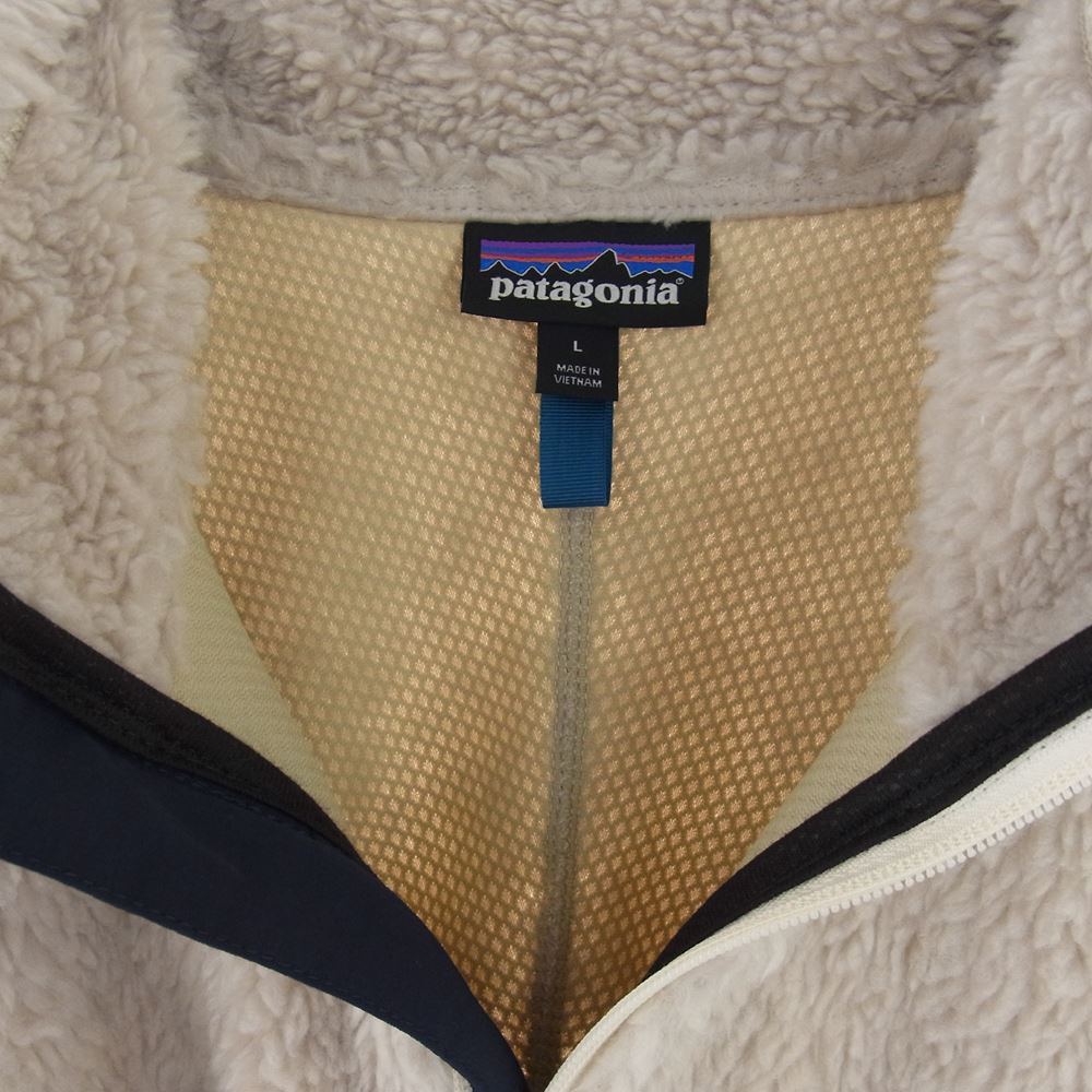 patagonia パタゴニア 22AW 23056 CLASSIC RETRO-X JACKET クラシック レトロ X フリース ジャケット オフホワイト系 アイボリー系 L【美品】【中古】