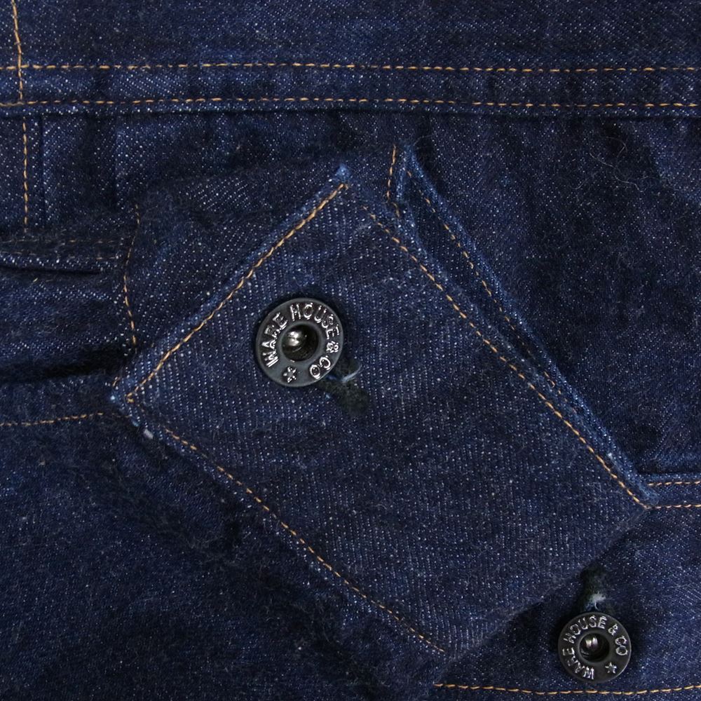 WAREHOUSE ウエアハウス 2013JS JUNKYSTYLE ジャンキースタイル 別注 No2 2019年 モデル 1st ファーストタイプ デニム ジャケット 40【中古】