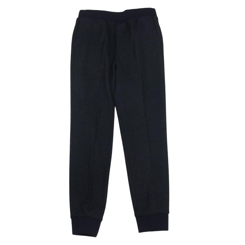 N.HOOLYWOOD エヌハリウッド 91606 ウール リブ イージー ジョガー スラックスパンツ ネイビー系 36【中古】