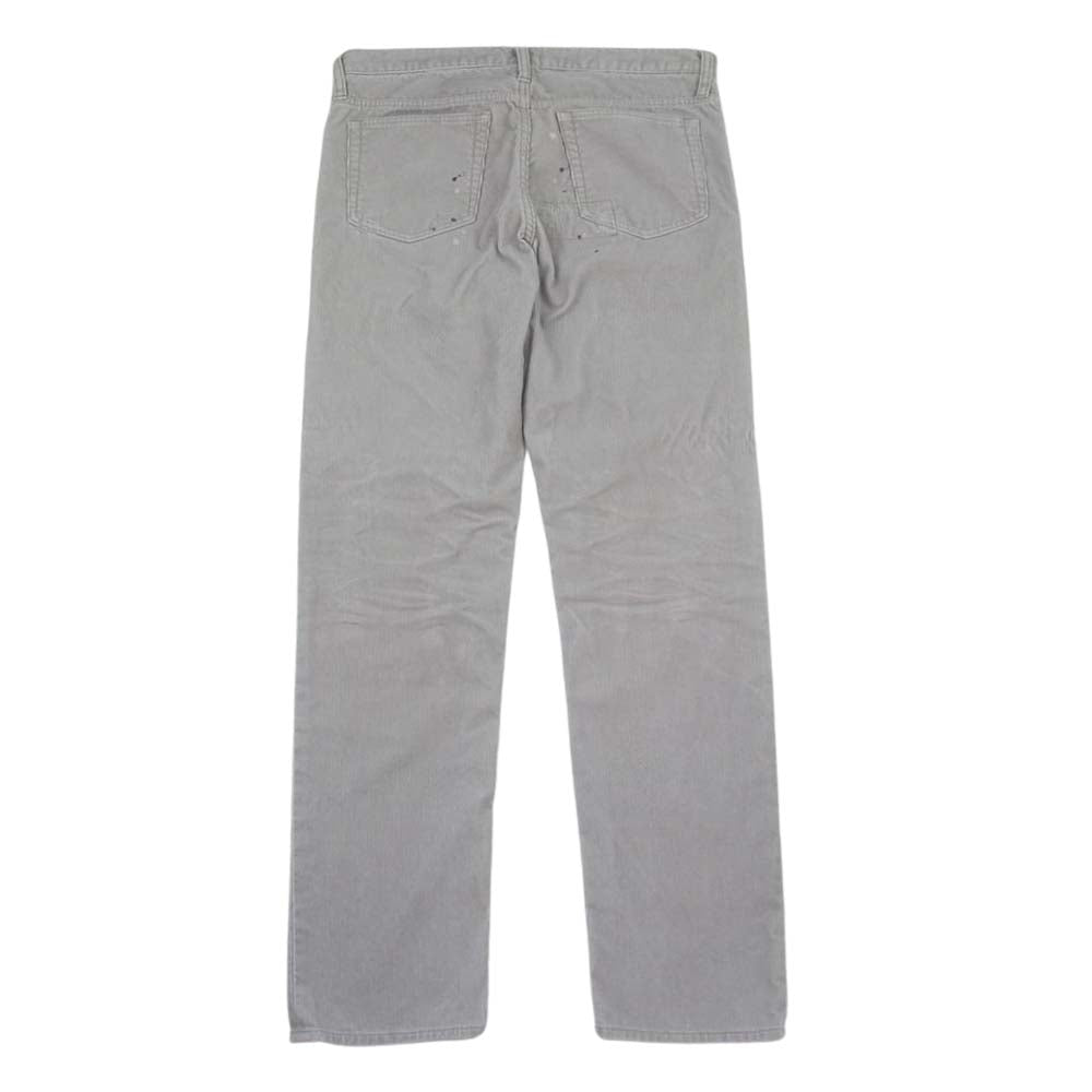 Ron Herman ロンハーマン 522060121 USEDリペア加工 ペンキ ペイント加工 コーデュロイ パンツ グレー系 M【中古】