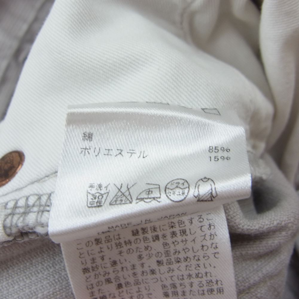 Ron Herman ロンハーマン 522060121 USEDリペア加工 ペンキ ペイント加工 コーデュロイ パンツ グレー系 M【中古】