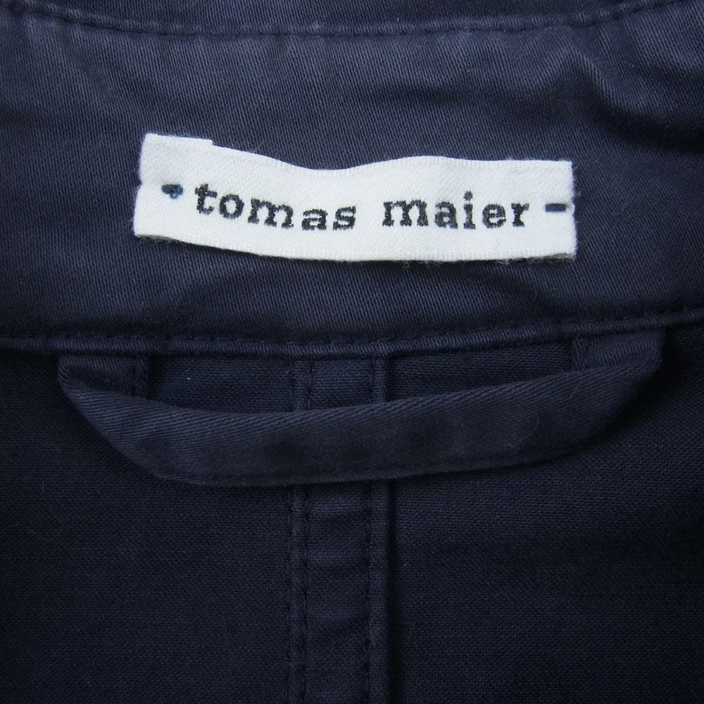 トーマスマイヤー 36016 ミリタリー ファティーグジャケット ネイビー系 S【中古】