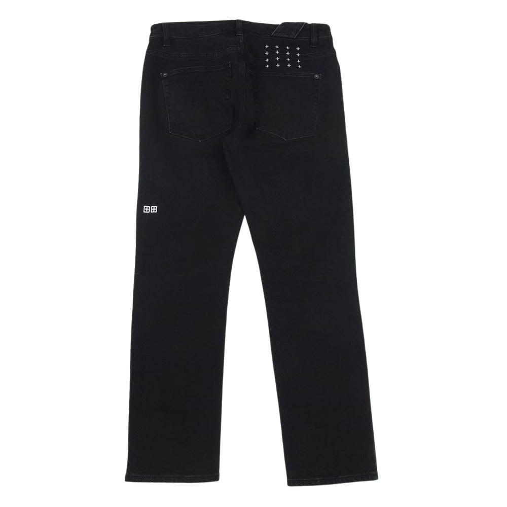 スビ 102987 CHITCH CHOP ボタンフライ 5ポケット ブラックデニム スキニー パンツ ジーンズ ブラック系 31【中古】