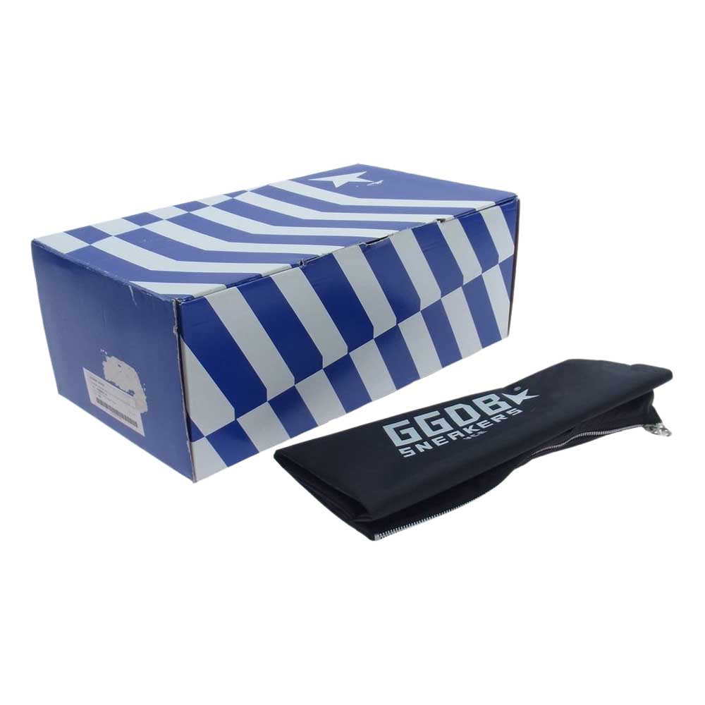 GOLDEN GOOSE ゴールデングース G34MS963 ヴィンテージ加工 ペイント加工 ランニングソール スニーカー グレー系 39【中古】