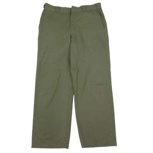 Ron Herman ロンハーマン Dickies ディッキーズ別注 231M40RH03 874 Organic Cotton Herringbone Pants オーガニックコットン ヘリンボーン ワークパンツ カーキ系 32【中古】