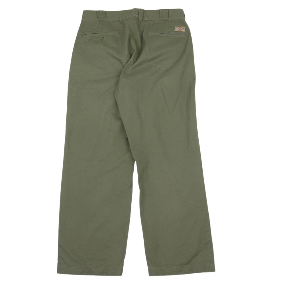 Ron Herman ロンハーマン Dickies ディッキーズ別注 231M40RH03 874 Organic Cotton Herringbone Pants オーガニックコットン ヘリンボーン ワークパンツ カーキ系 32【中古】