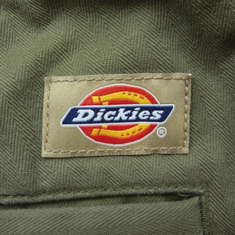 Ron Herman ロンハーマン Dickies ディッキーズ別注 231M40RH03 874 Organic Cotton Herringbone Pants オーガニックコットン ヘリンボーン ワークパンツ カーキ系 32【中古】