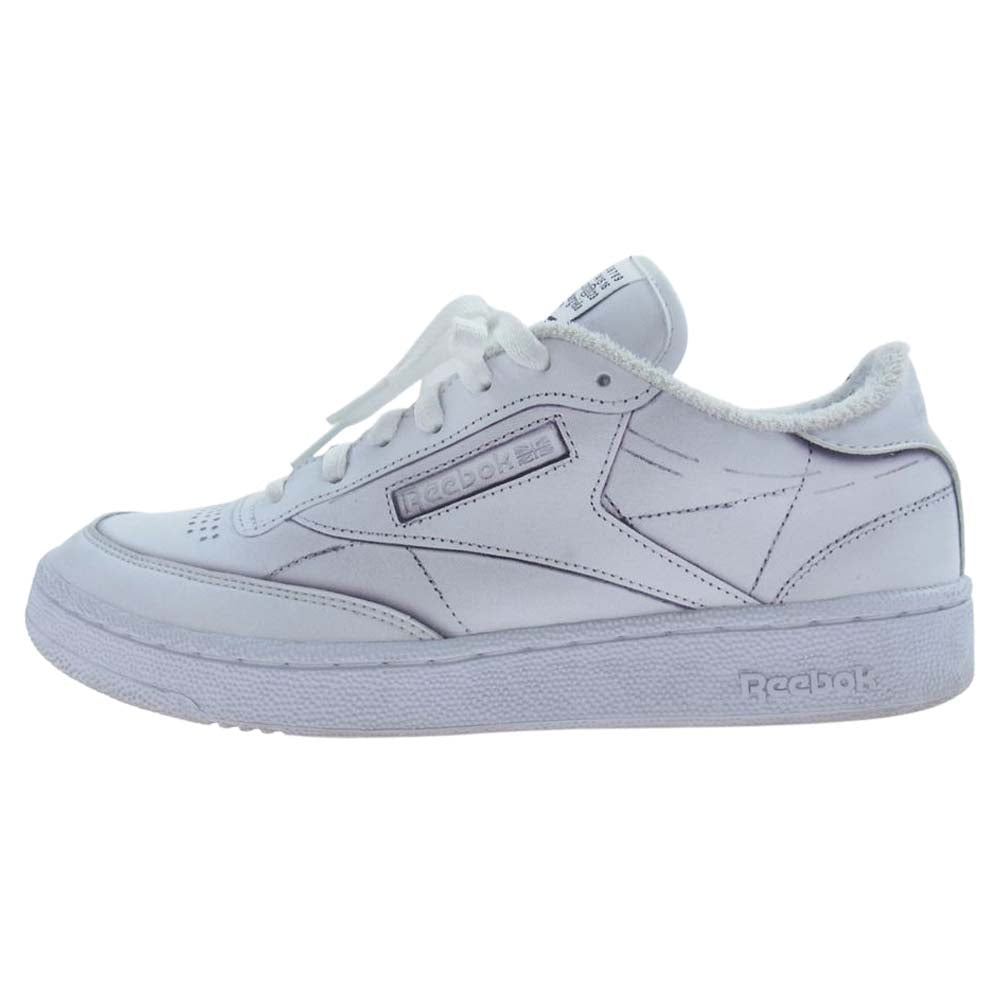 MAISON MARGIELA メゾンマルジェラ REEBOK リーボック H02407 1Y3501 PROJECT 0 CC TL Club C sneakers クラブC プロジェクト ローカット スニーカー ホワイト系 25.5cm【中古】