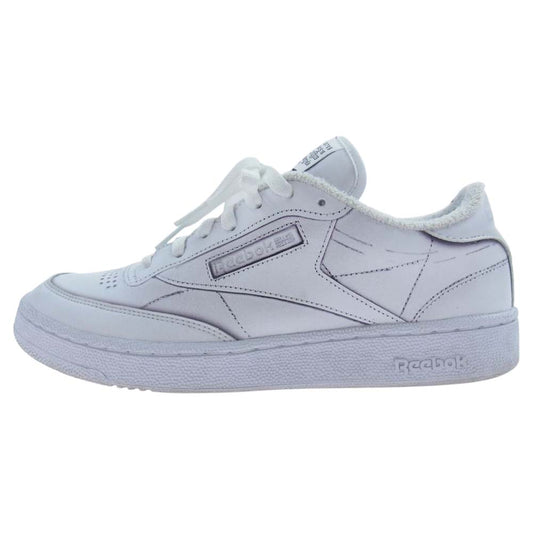 MAISON MARGIELA メゾンマルジェラ REEBOK リーボック H02407 1Y3501 PROJECT 0 CC TL Club C sneakers クラブC プロジェクト ローカット スニーカー ホワイト系 25.5cm【中古】