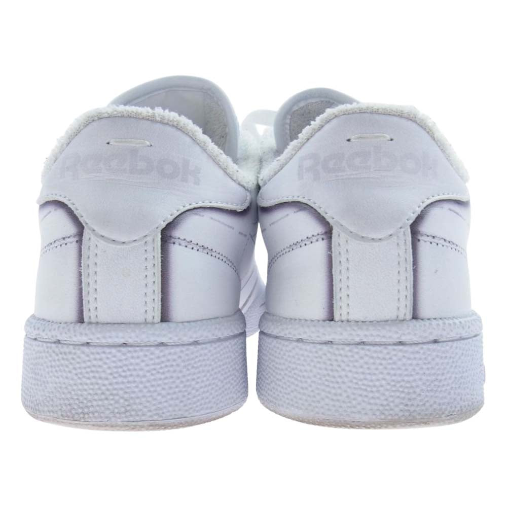 MAISON MARGIELA メゾンマルジェラ REEBOK リーボック H02407 1Y3501 PROJECT 0 CC TL Club C sneakers クラブC プロジェクト ローカット スニーカー ホワイト系 25.5cm【中古】