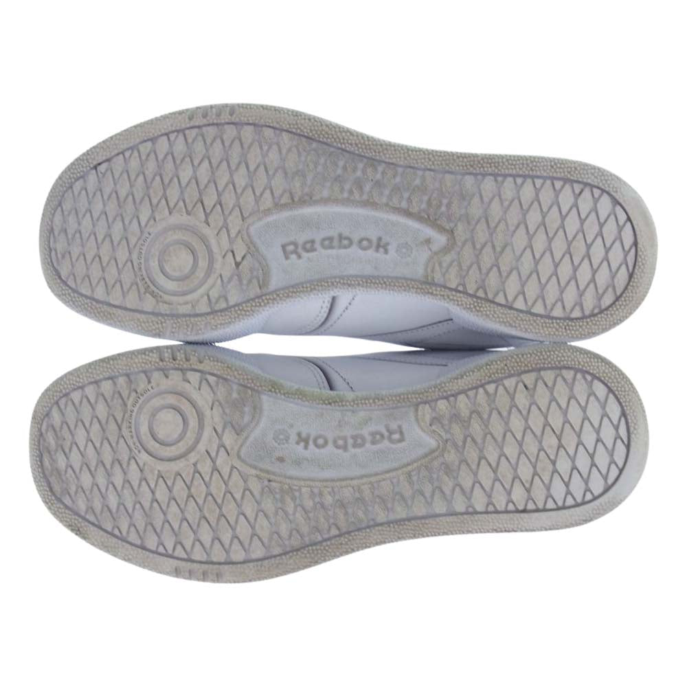 MAISON MARGIELA メゾンマルジェラ REEBOK リーボック H02407 1Y3501 PROJECT 0 CC TL Club C sneakers クラブC プロジェクト ローカット スニーカー ホワイト系 25.5cm【中古】