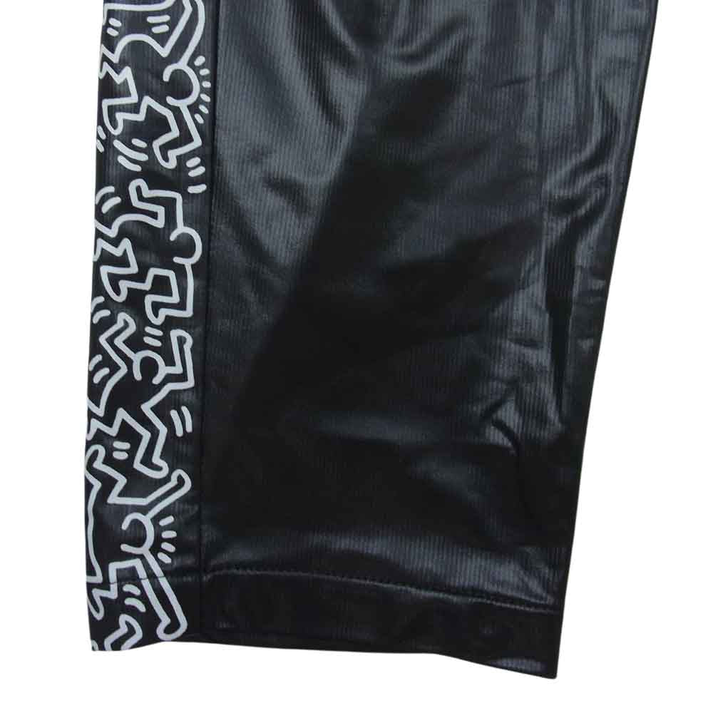 JUNYA WATANABE COMME des GARCONS MAN ジュンヤワタナベコムデギャルソンマン Keith Haring キースへリング 23SS WK-P019-051 エステルコール 裏起毛 カレンダー加工 パンツ ブラック系 S【新古品】【未使用】【中古】