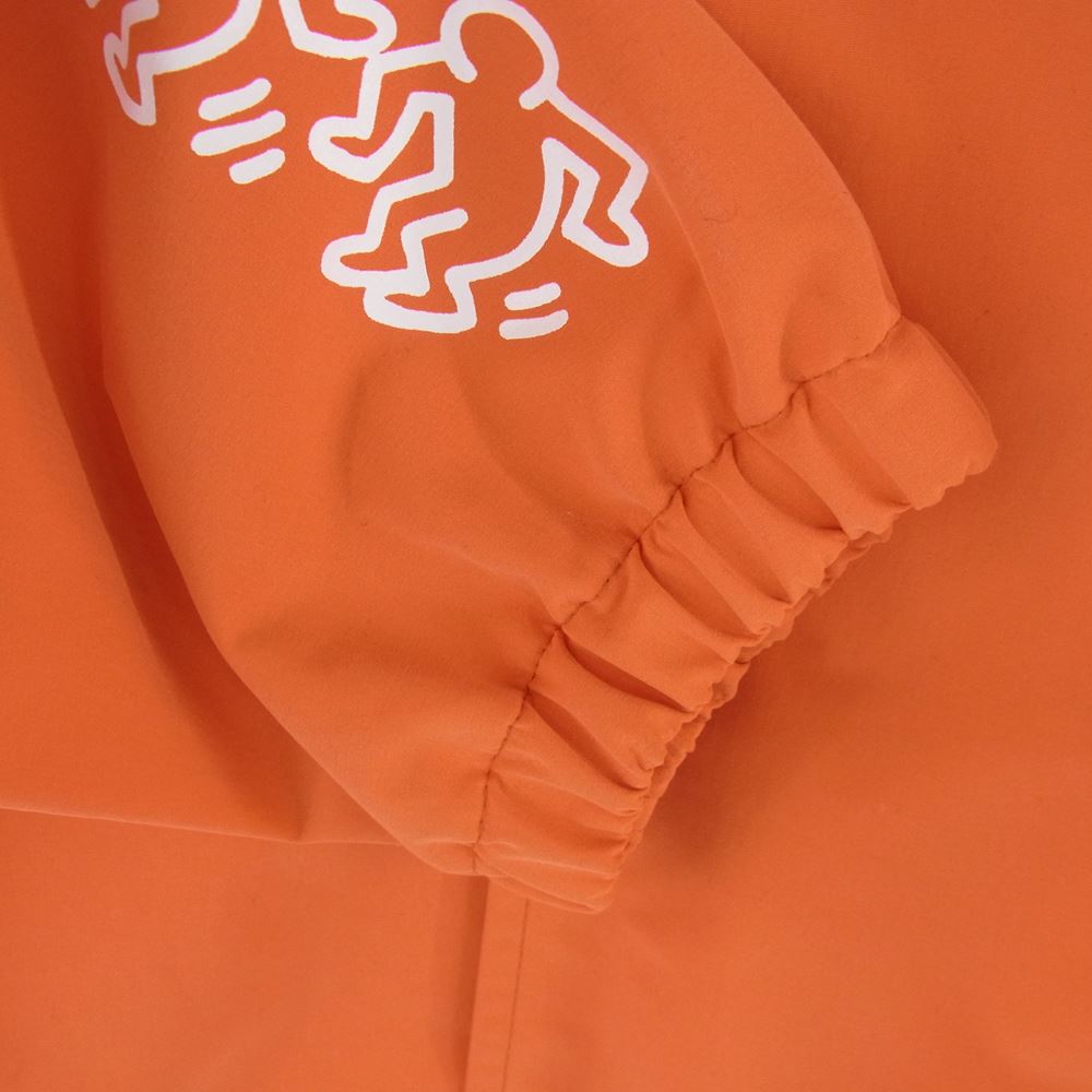 JUNYA WATANABE COMME des GARCONS MAN ジュンヤワタナベコムデギャルソンマン Keith Haring キースへリング 23SS WK-J020-051 ナイロンツイルラミネートプリントコーチジャケット オレンジ系 S【新古品】【未使用】【中古】
