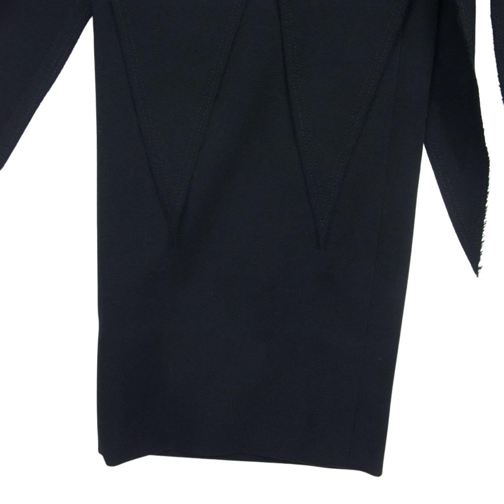 COMME des GARCONS HOMME PLUS コムデギャルソンオムプリュス 23SS PK-P036-051 cut out trousers カットアウトトラウザー 裾変形 スラックスパンツ ブラック系 S【新古品】【未使用】【中古】