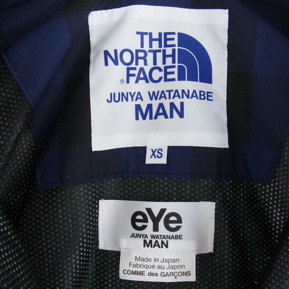 JUNYA WATANABE COMME des GARCONS MAN ジュンヤワタナベコムデギャルソンマン THE NORTH FACE ノースフェイス 23SS WK-J901-100 リネンブロードコーティングラミネート×ナイロンタフタ マウンテンパーカー グリーン系 XS【新古品】【未使用】【中古】