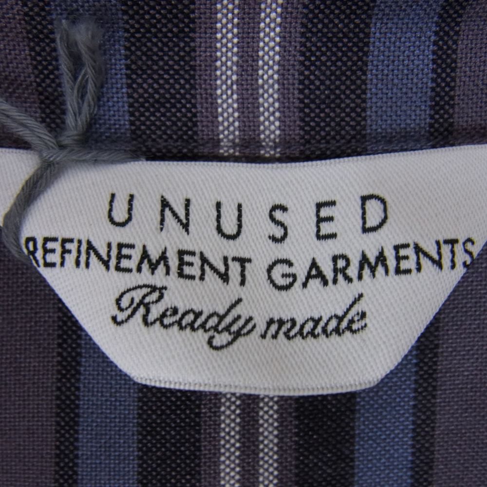 UNUSED アンユーズド US1456 C194S3 レーヨン チェック オープンカラー 長袖 シャツ 3【中古】