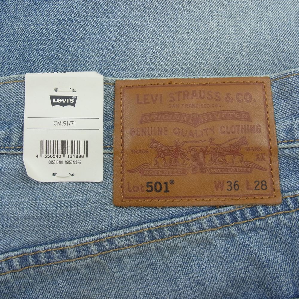 Levi's リーバイス BEAMS ビームス別注 23SS 501 005013481 exclusive デニムパンツ インディゴブルー系 36【新古品】【未使用】【中古】
