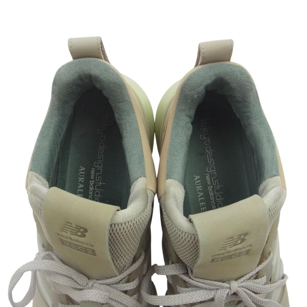 NEW BALANCE ニューバランス AURALEE オーラリー × Tokyo Design Studio 東京デザインスタジオ MSRC2ALC ローカット スニーカー ベージュ系 28cm【中古】