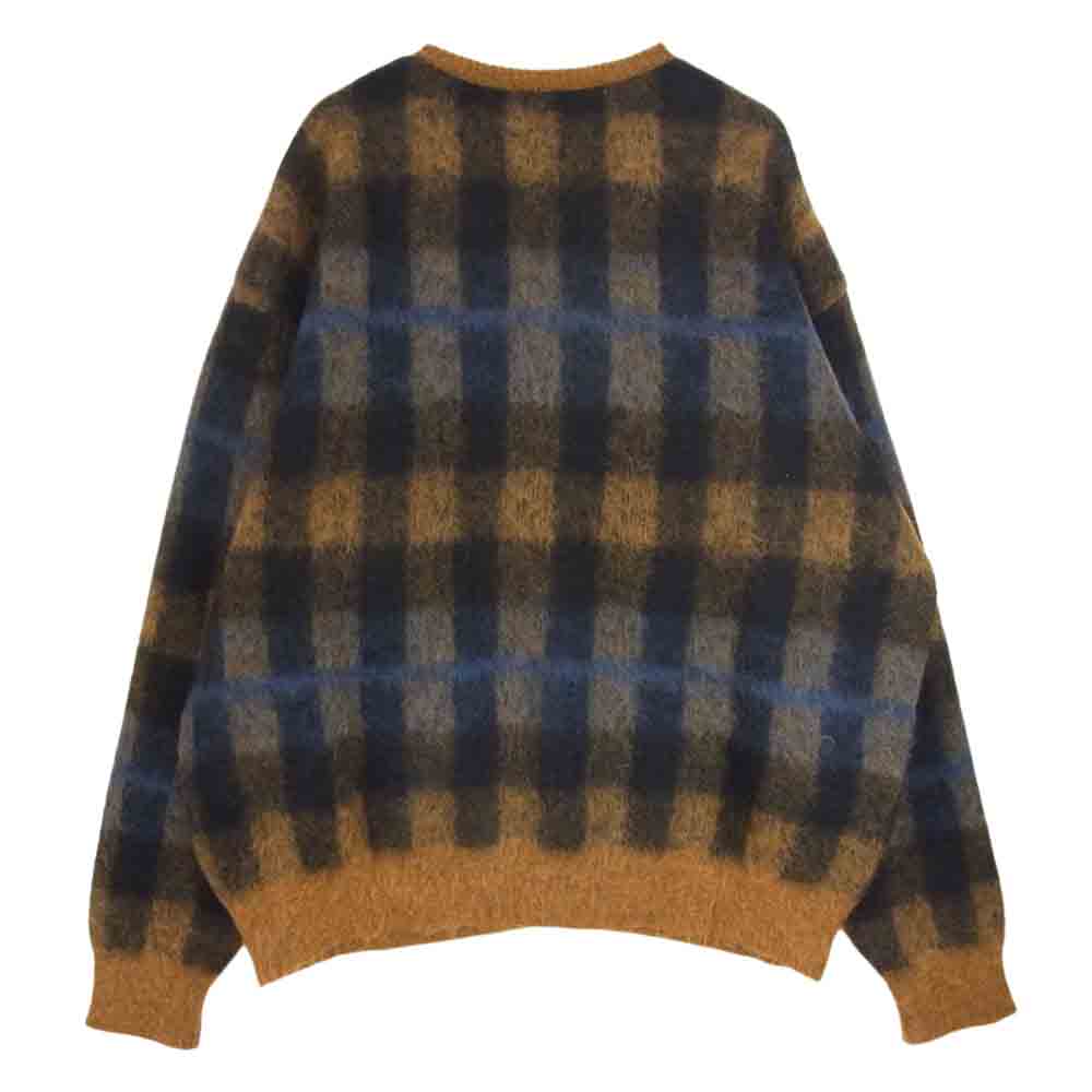 シュタイン 22SS ST.380-2 Kid Mohair Cardigan キッドモヘヤ カーディガン ブラウン系 M【美品】【中古】
