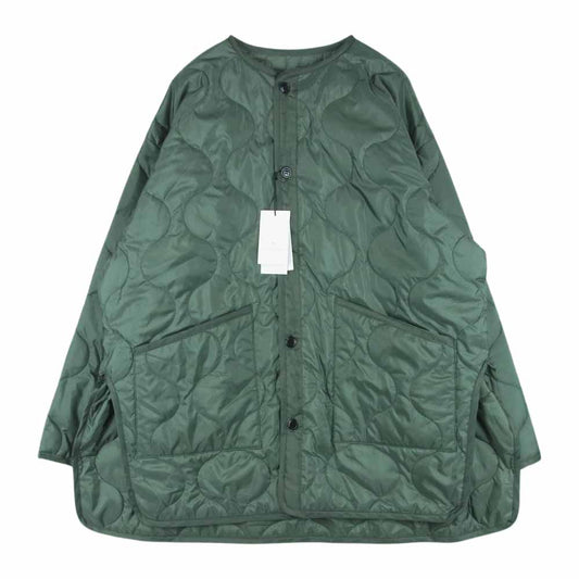 HYKE ハイク 21AW 1169-599-6525-6770 for UNITED ARROWS UA ユナイテッドアローズ別注 QUILT INNER キルティングライナー ジャケット オリーブ系 XXL 5【美品】【中古】