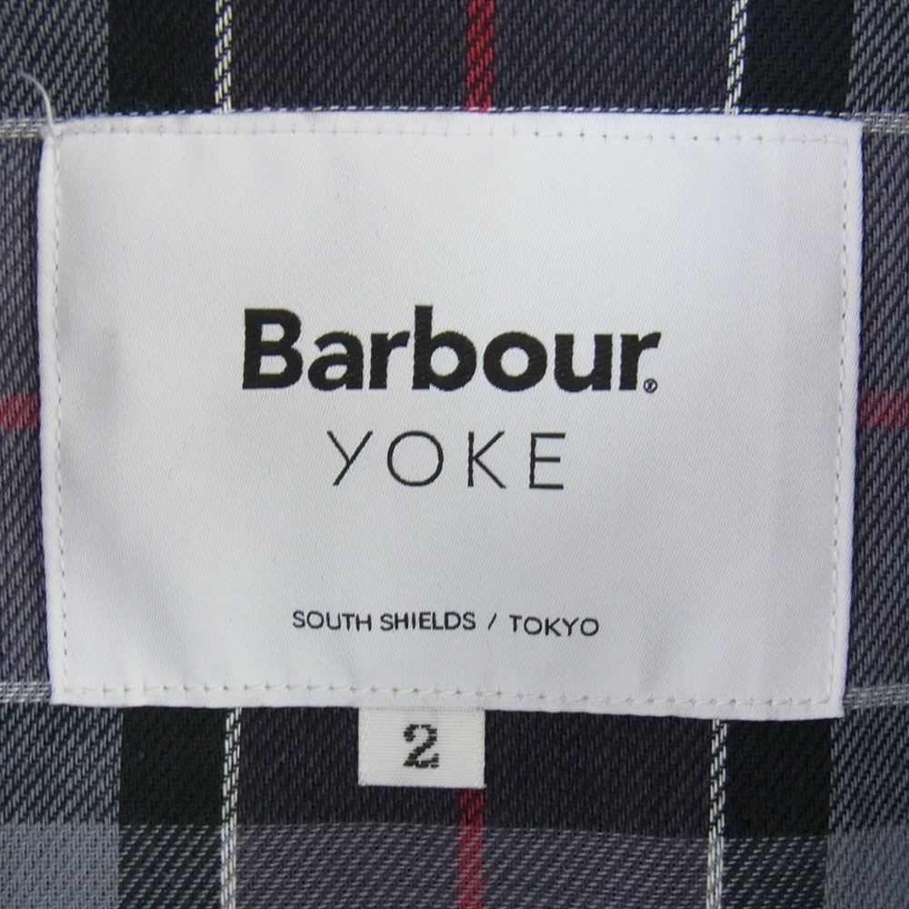 ヨーク BARBOUR バブアー JOURNAL STANDARD ジャーナルスタンダード別注 GAME FAIR LIDDESDALE COAT ゲームフェア リッズデイル キルティング切替 コート ブラック系 2【極上美品】【中古】