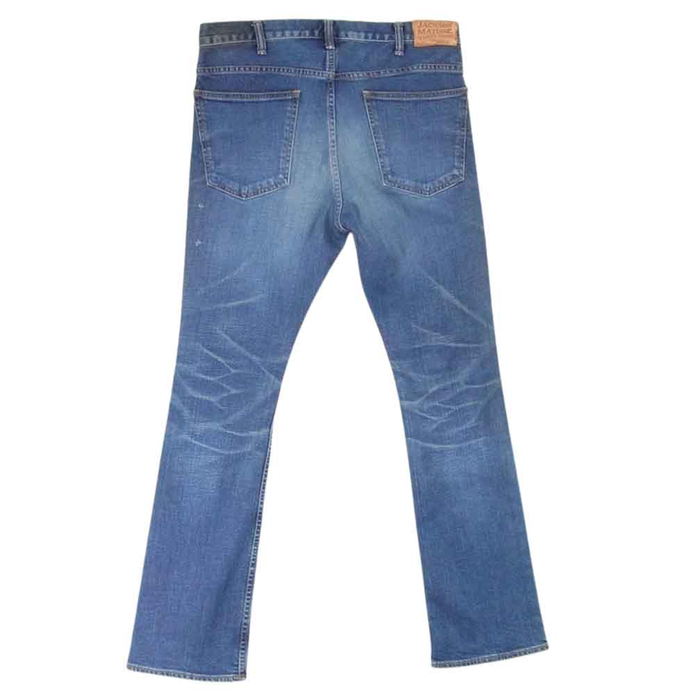 JACKSON MATISSE ジャクソンマティス JM10SS042 ダメージ加工 ストレート デニム パンツ インディゴブルー系 30【中古】