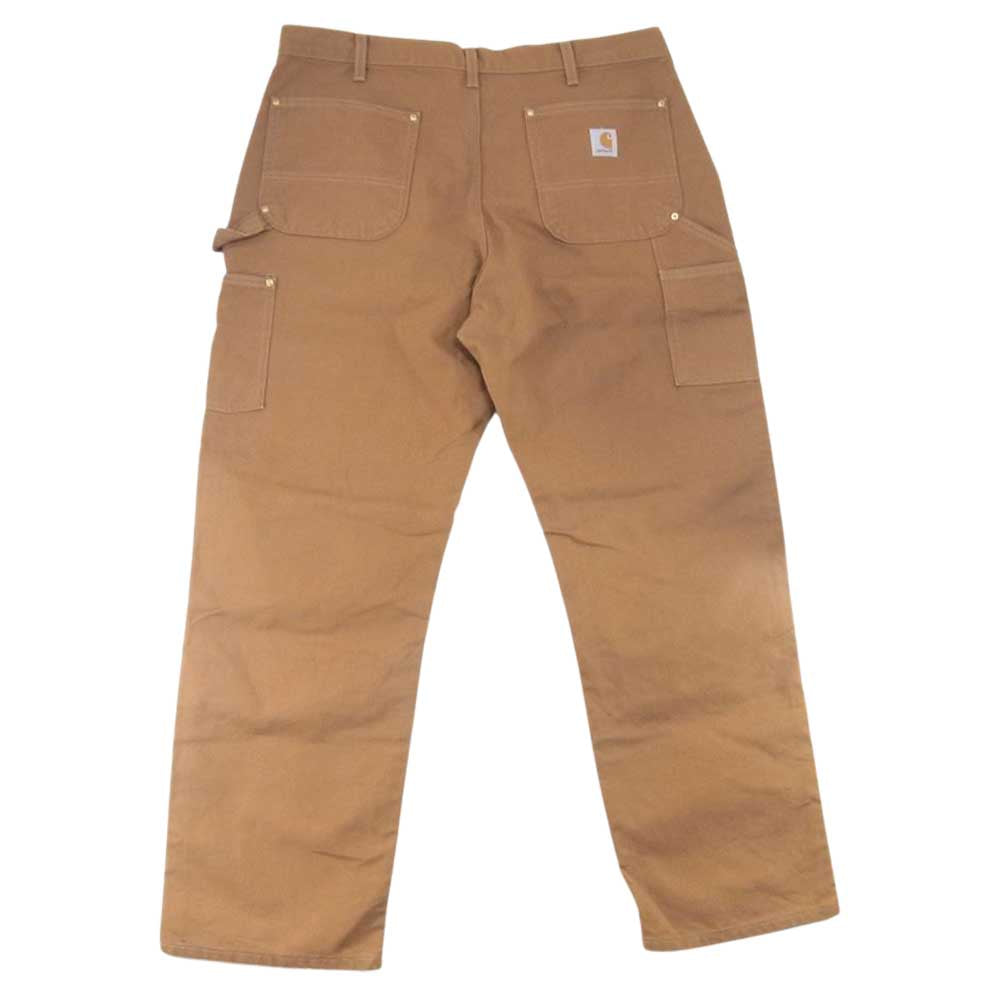 Carhartt カーハート USA製 ダブルニー ダッグ ペインター パンツ ブラウン系 36【中古】