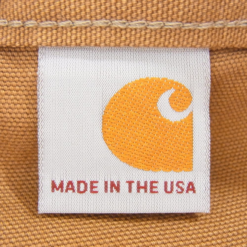 Carhartt カーハート USA製 ダブルニー ダッグ ペインター パンツ ブラウン系 36【中古】