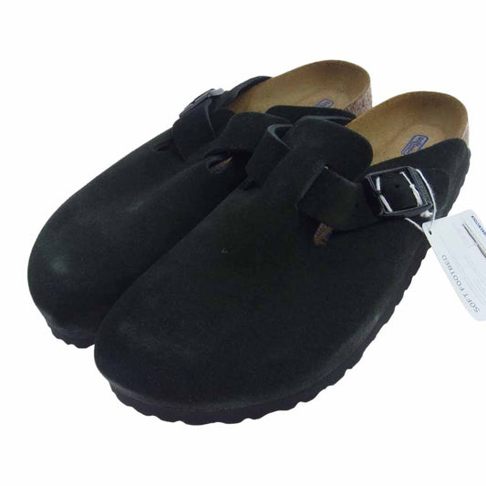 BIRKENSTOCK ビルケンシュトック 2253-93513 BOSTON  ボストン スエード サンダル ブラック系 27cm【新古品】【未使用】【中古】
