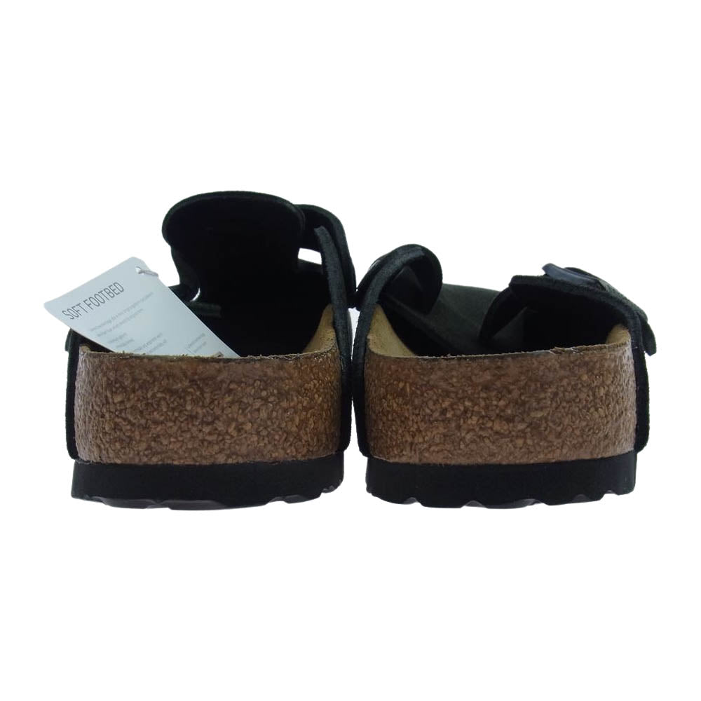 BIRKENSTOCK ビルケンシュトック 2253-93513 BOSTON  ボストン スエード サンダル ブラック系 27cm【新古品】【未使用】【中古】