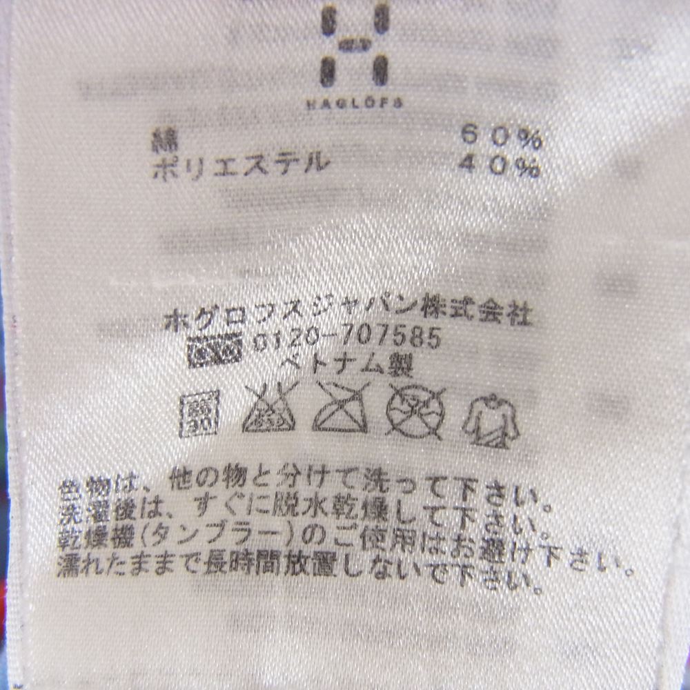 HAGLOFS ホグロフス 601955 KAHA SHIRT チェック 半袖 シャツ L【中古】