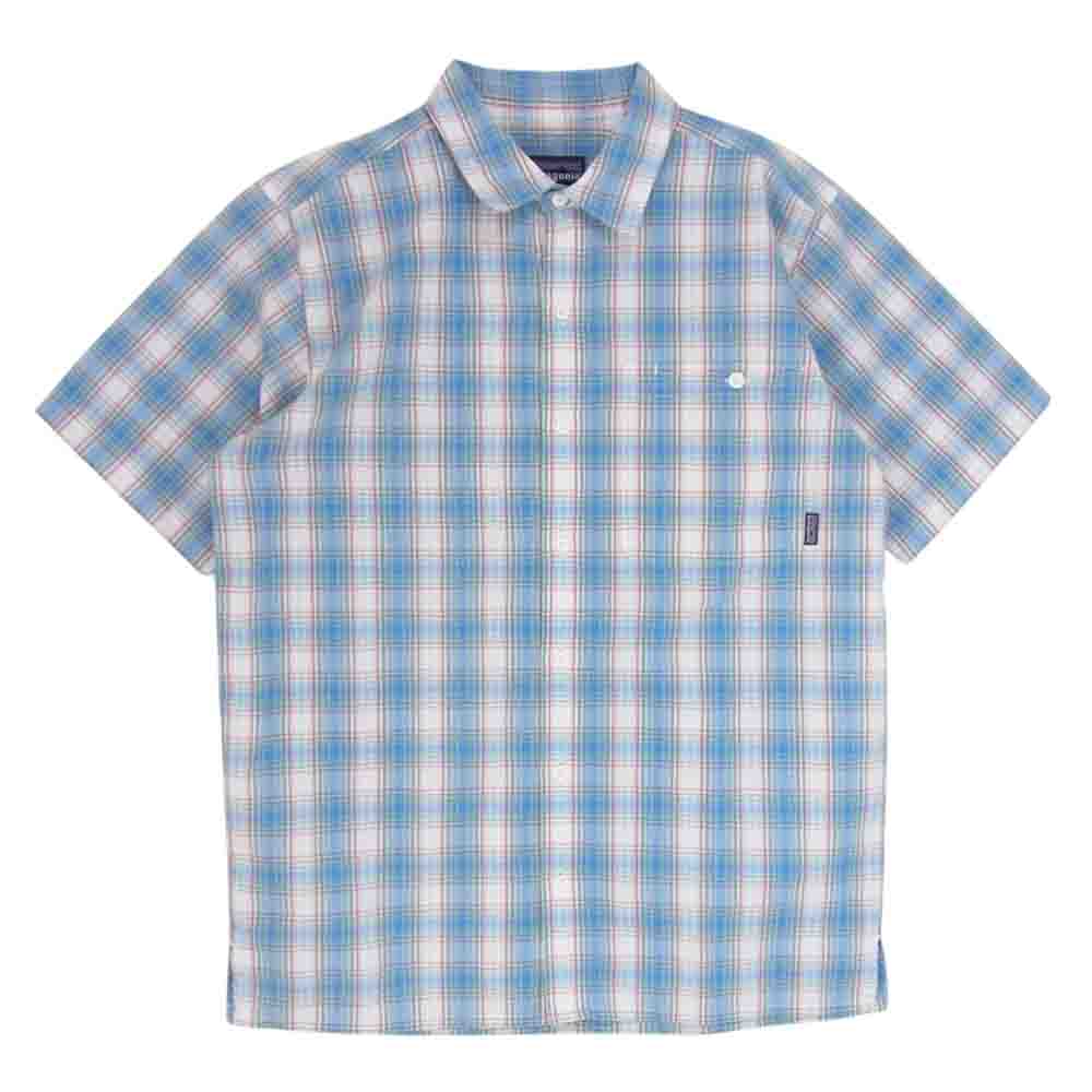 patagonia パタゴニア 11SS 53001 SHORT SLEEVED PUCKERWARE SHIRTS ショートスリーブ パッカーウェア 半袖 チェック シャツ S【中古】